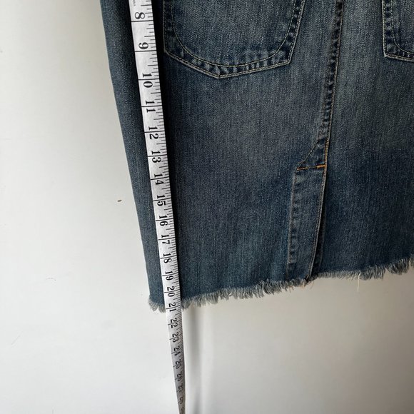 Vintage Rogan Gregory Denim Pencil Skirt - Picture 8 of 12